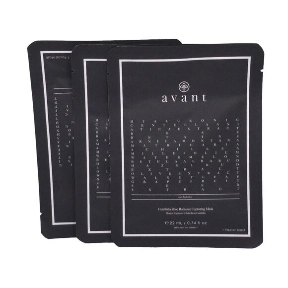 Avant Skincare Centifolia Rose Radiance Capturing Mask Set of 3 - Picture 1 of 5